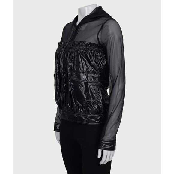 Chanel 12SS Mesh Nylon Hooded Jacket - Size FR36 - Picture 2 of 5